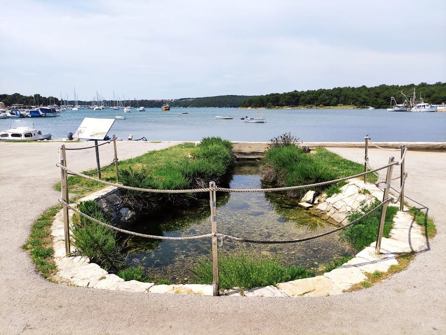 Fresh water spring
