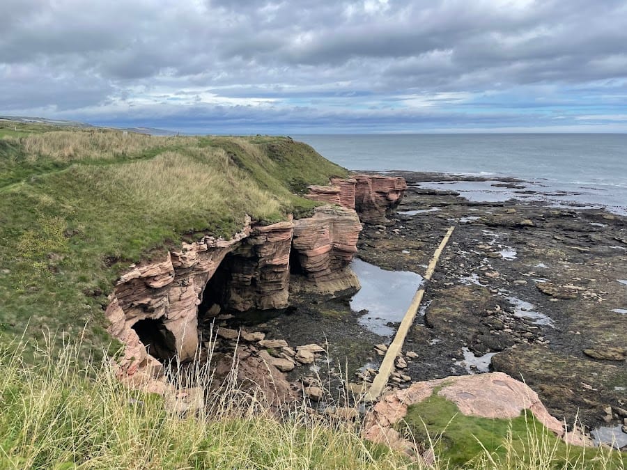 Red Cliffs in Berwick-upon-Tweed