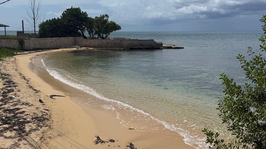 Tiny beach