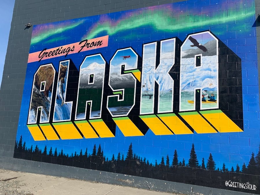 Greetings from Alaska Mural