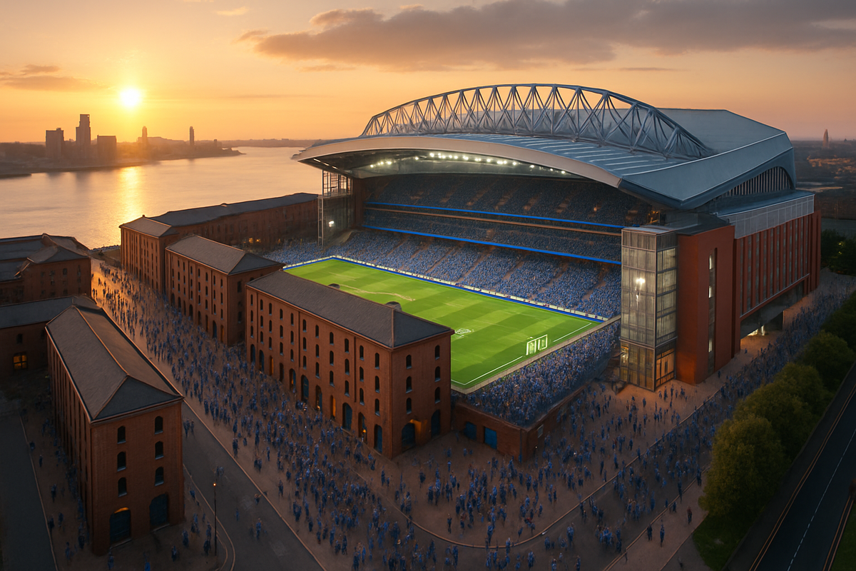 Everton's new Bramley-Moore Dock stadium opens August 2025