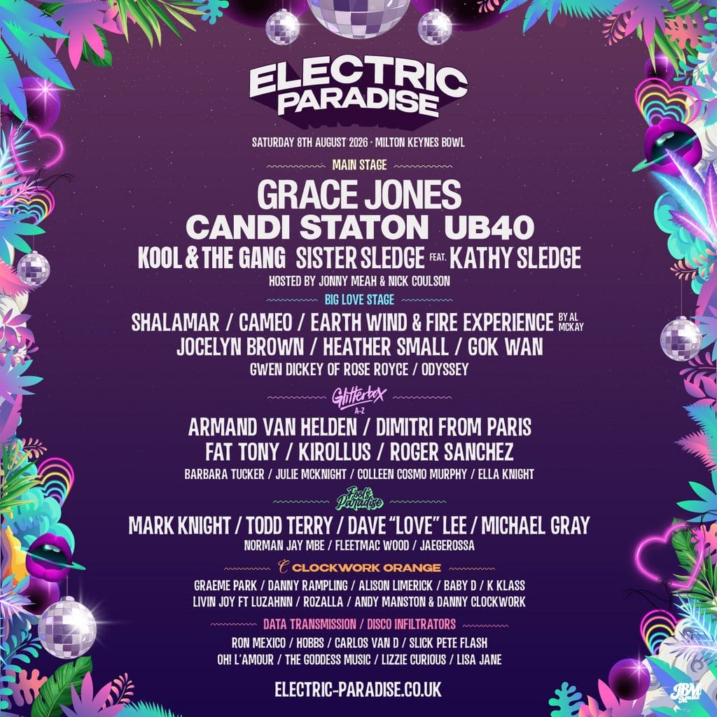 Electric Paradise hits The National Bowl, Milton Keynes
