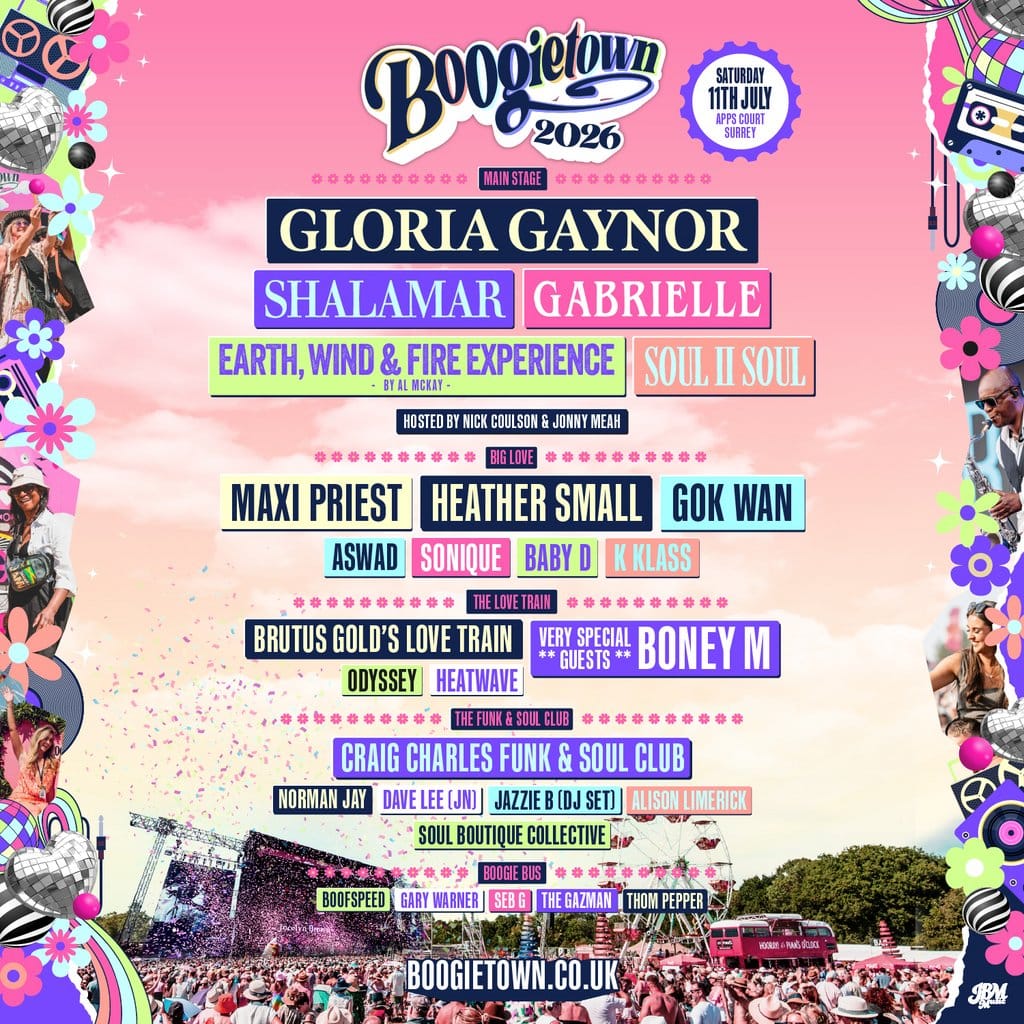 Boogietown 2026 at Apps Court Farm, Walton-on-Thames