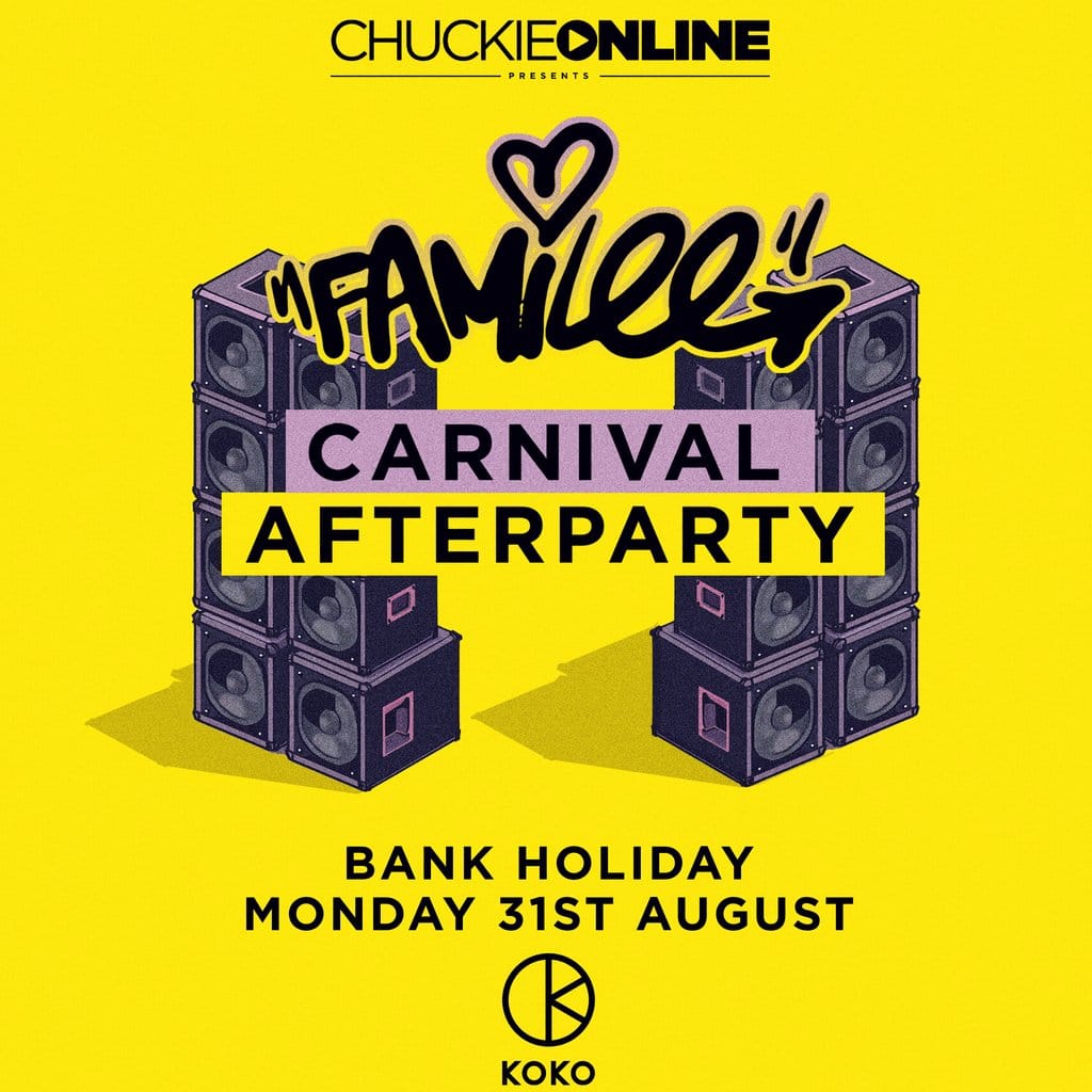 Chuckie Online's Notting Hill Carnival Afterparty at KOKO, Camden