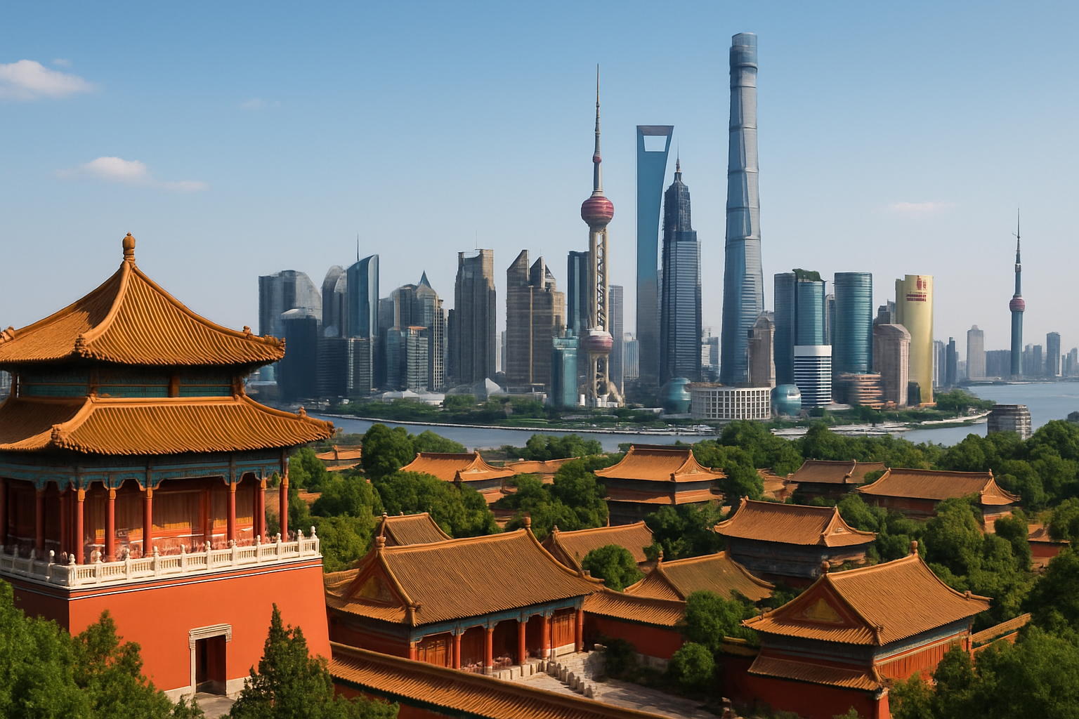 Return flights to Beijing and Shanghai from £380pp