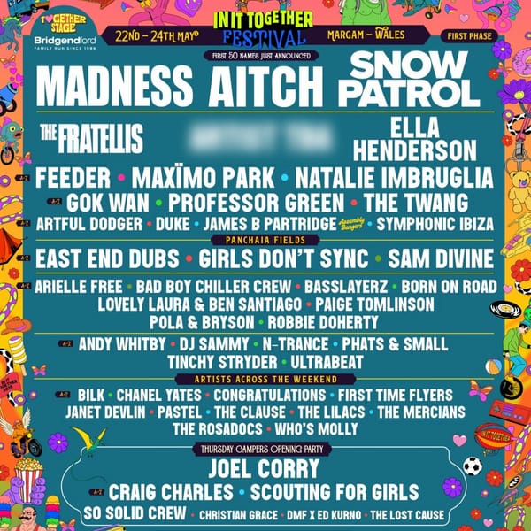 In It Together 2026: Wales' Biggest Festival Returns to Port Talbot
