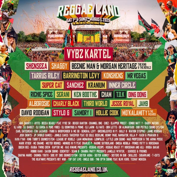 Reggae Land 2026 at The National Bowl, Milton Keynes