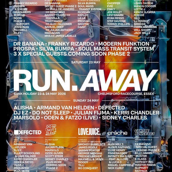 Run Away Festival returns to Chelmsford Racecourse this May