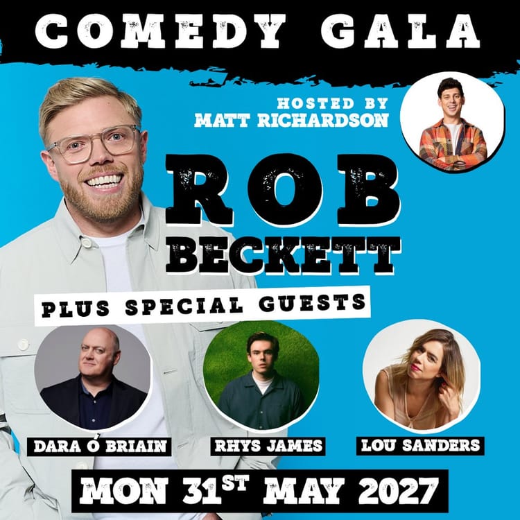 Rob Beckett and comedy friends light up Bristol this May