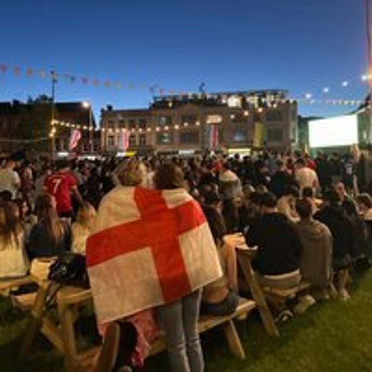 England vs Norway Quarter Finals at Leicester's Jubilee Square