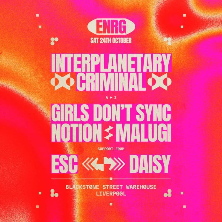 ENRG's 10th Birthday Bash at Blackstone Street Warehouse, Liverpool