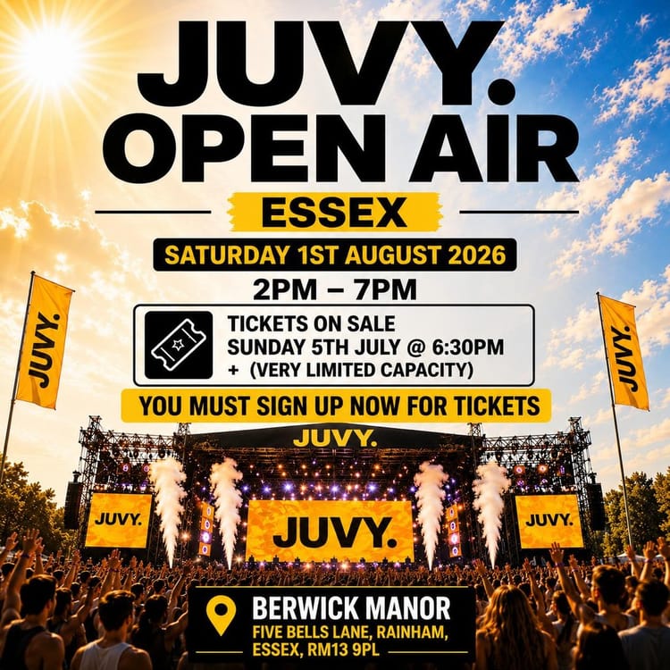 JUVY Open Air at Berwick Manor: Essex's summer festival