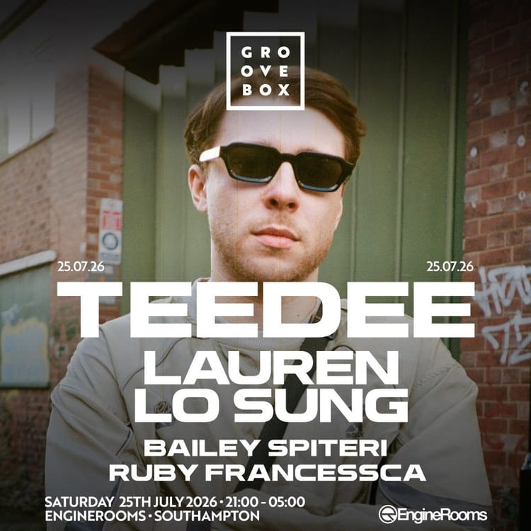 TEEDEE brings Groovebox to Engine Rooms Southampton
