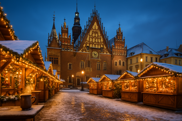Wrocław Christmas markets from £100pp with flights and hotel