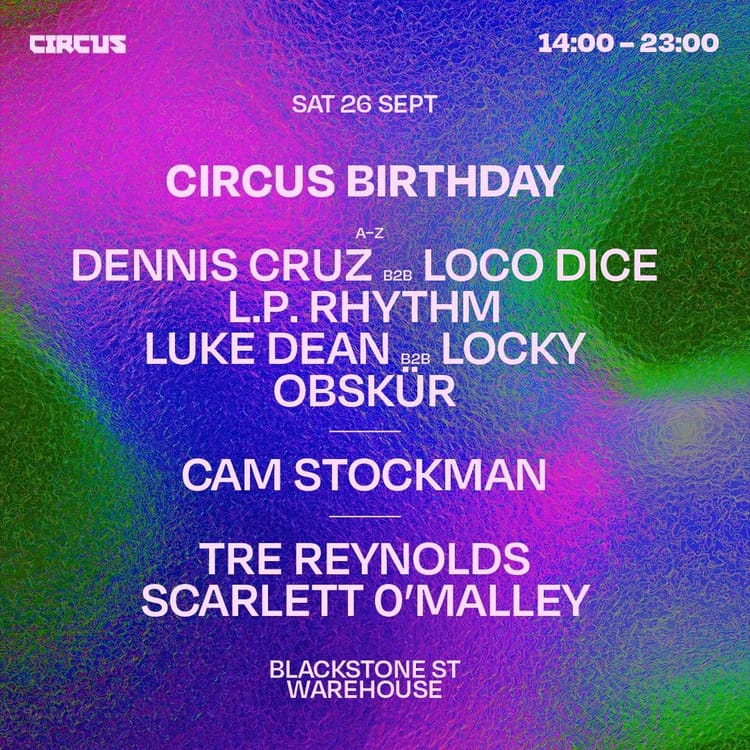 Circus Birthday at Blackstone Street Warehouse, Liverpool